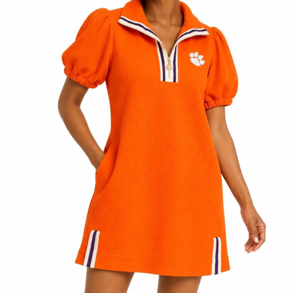 Mary Square Clemson Gameday Dress NWT | Small | Orange